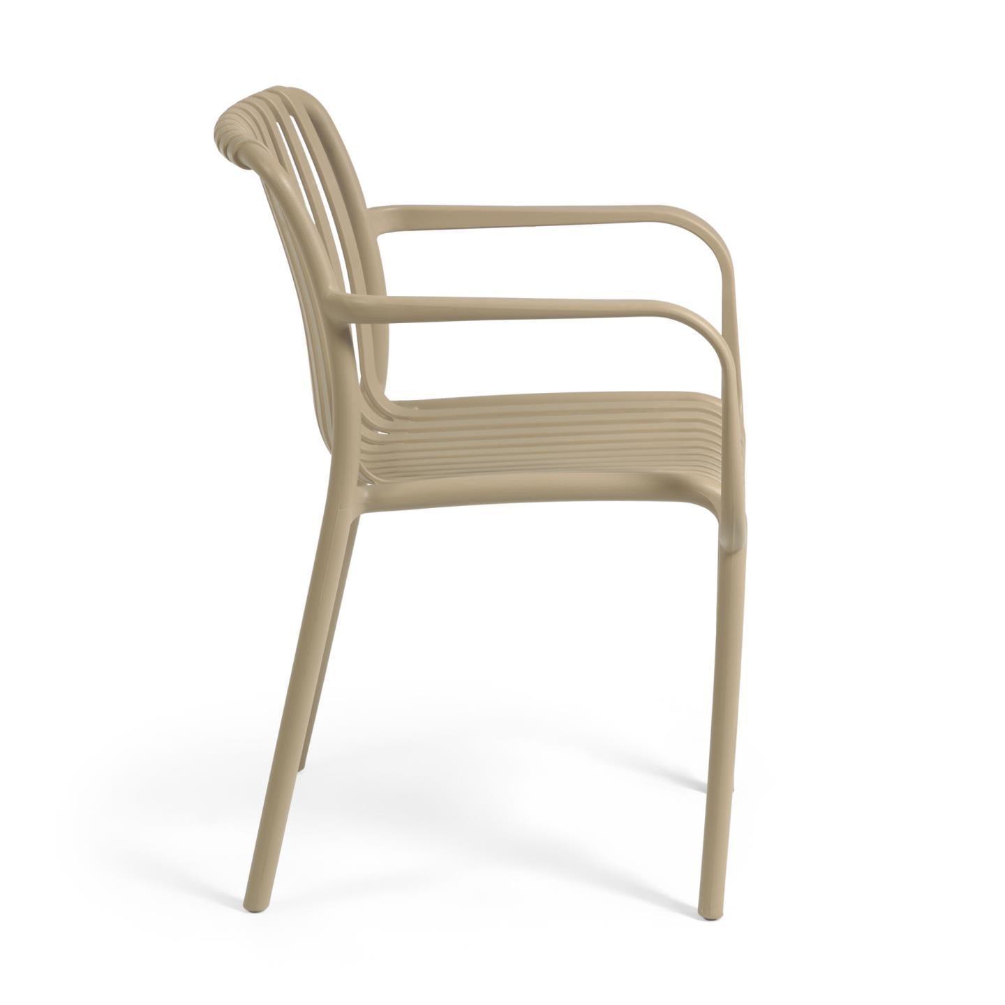 Krzesło ogrodowe ISABELLINI beżowy La Forma Eye on Design