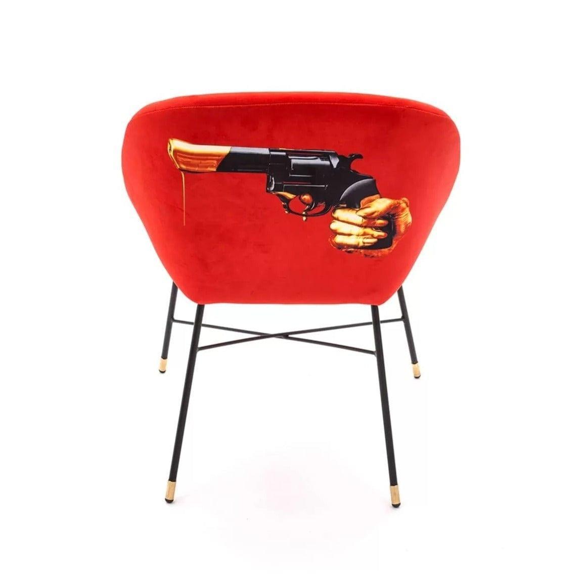 Krzesło REVOLVER czerwony Seletti Eye on Design