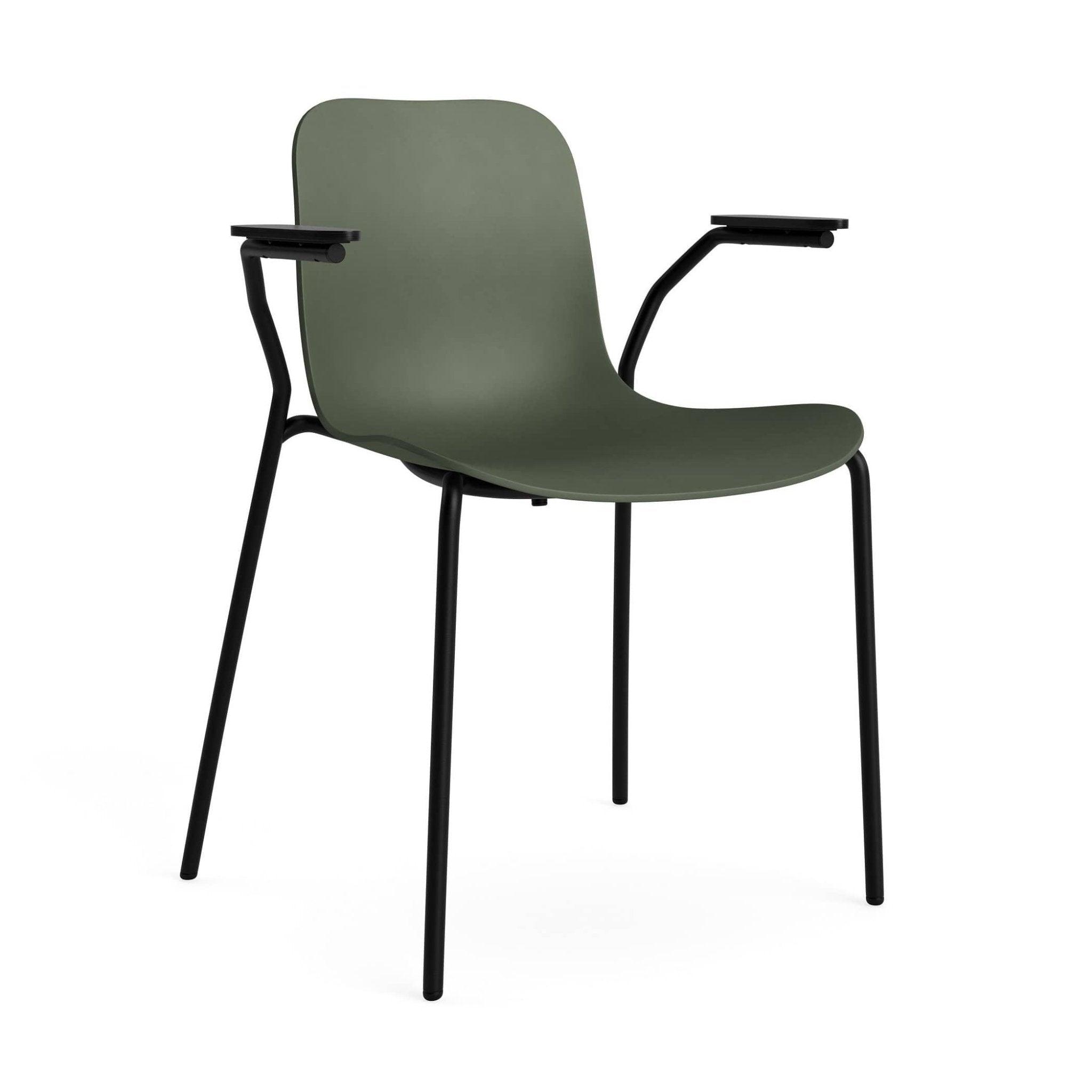 Krzesło z podłokietnikami LANGUE czarny NORR11 Eye on Design