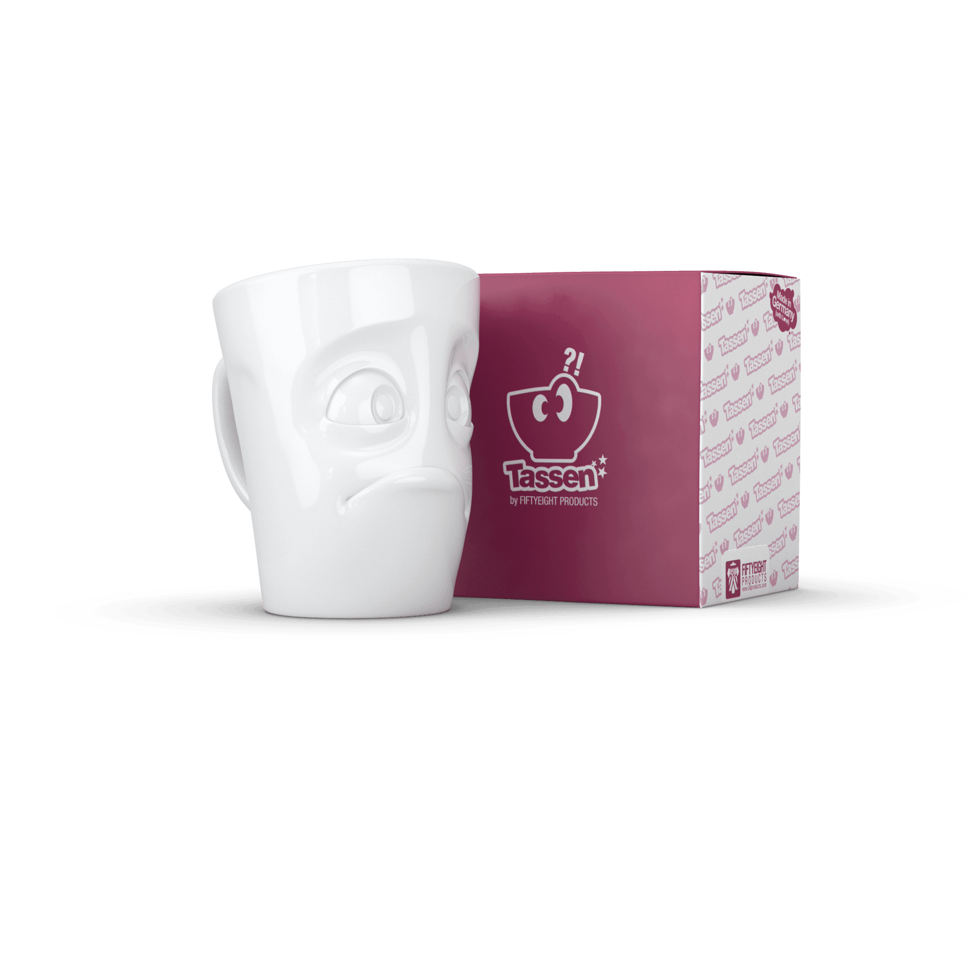Kubek BAFFLED biały 58products Eye on Design