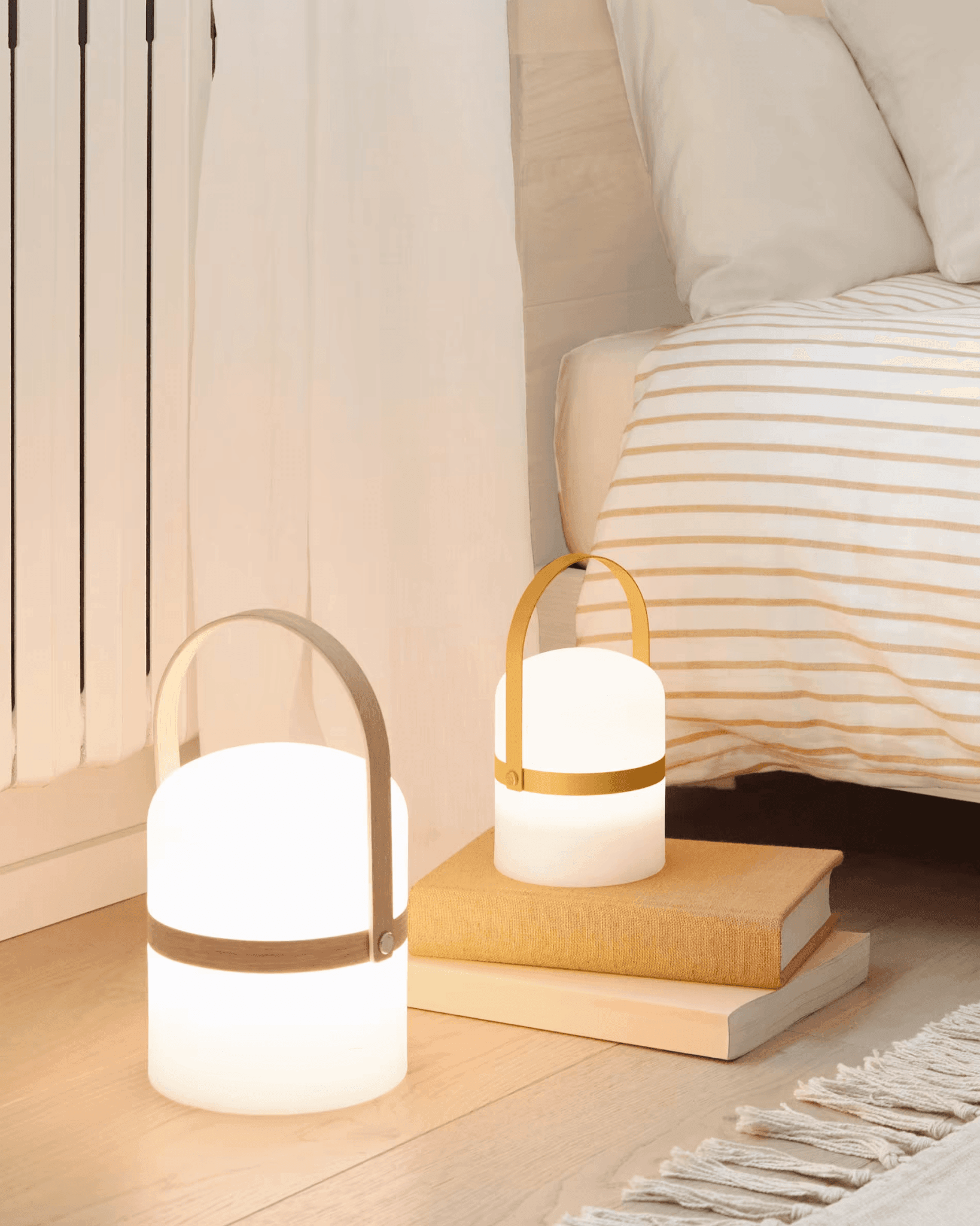 Lampa akumulatorowa RIDLEY MINI musztardowy La Forma Eye on Design