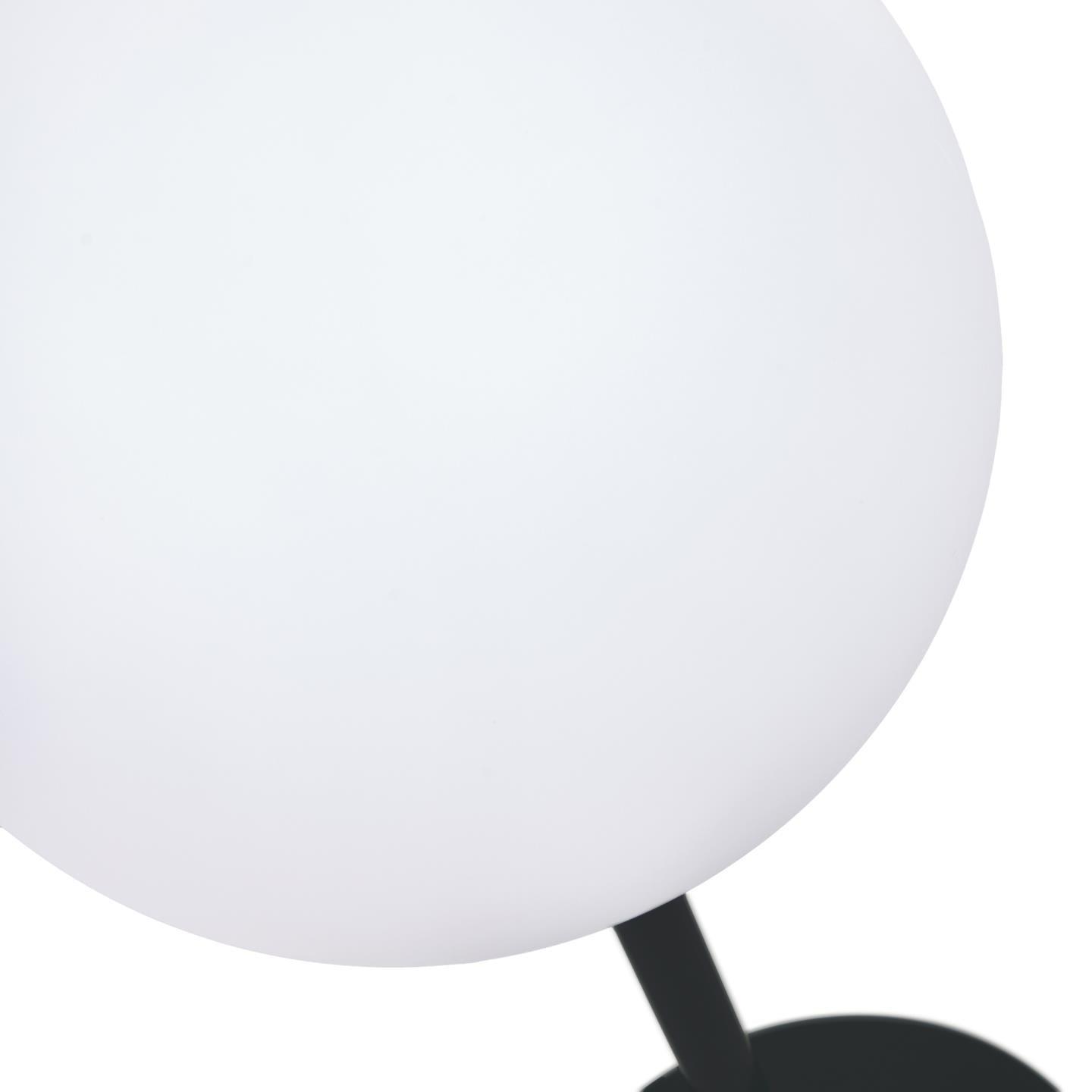 Lampa akumulatorowa stołowa DINESH czarny La Forma Eye on Design