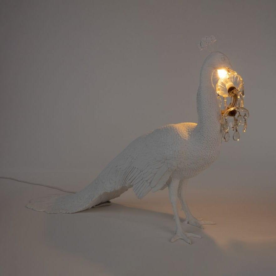 Lampa dekoracyjna PEACOCK biały Seletti Eye on Design
