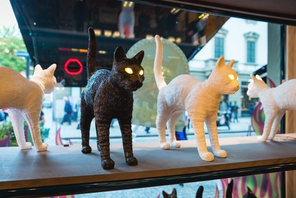 Lampa JOBBY THE CAT czarny Seletti Eye on Design