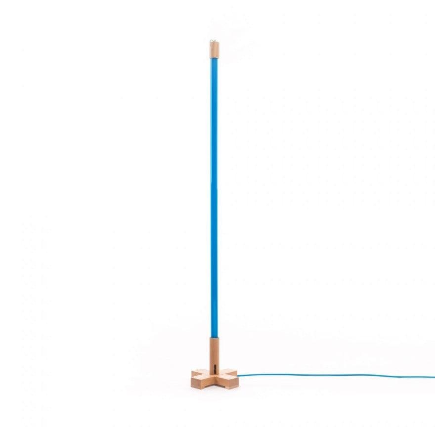 Lampa LED LINEA niebieski Seletti Eye on Design