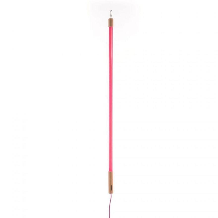 Lampa LED LINEA różowy Seletti Eye on Design