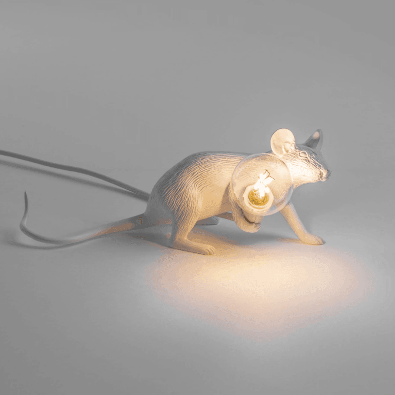 Lampa MOUSE LOP biały Seletti Eye on Design
