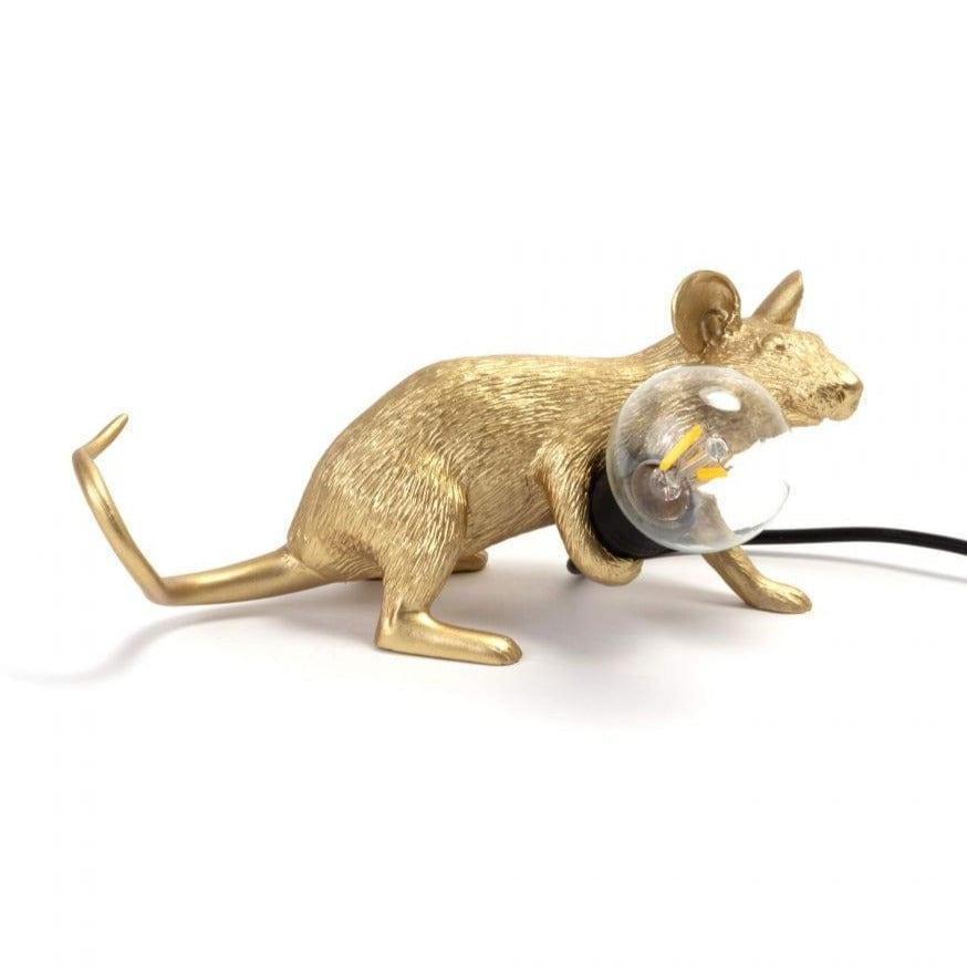 Lampa MOUSE LOP złoty Seletti Eye on Design