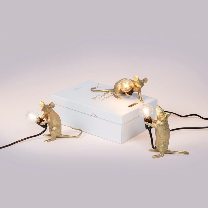 Lampa MOUSE MAC złoty Seletti Eye on Design