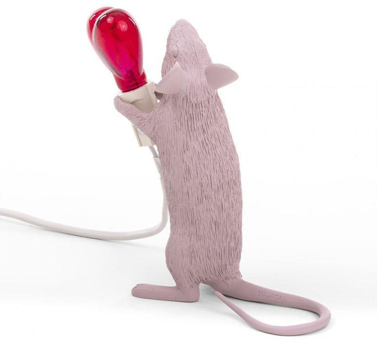 Lampa MOUSE STEP LOVE delikatny róż Seletti Eye on Design