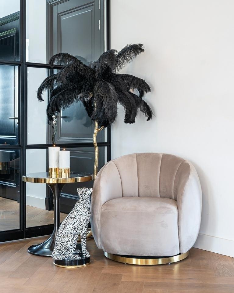 Lampa podłogowa BURLESQUE czarne pióra Richmond Interiors Eye on Design