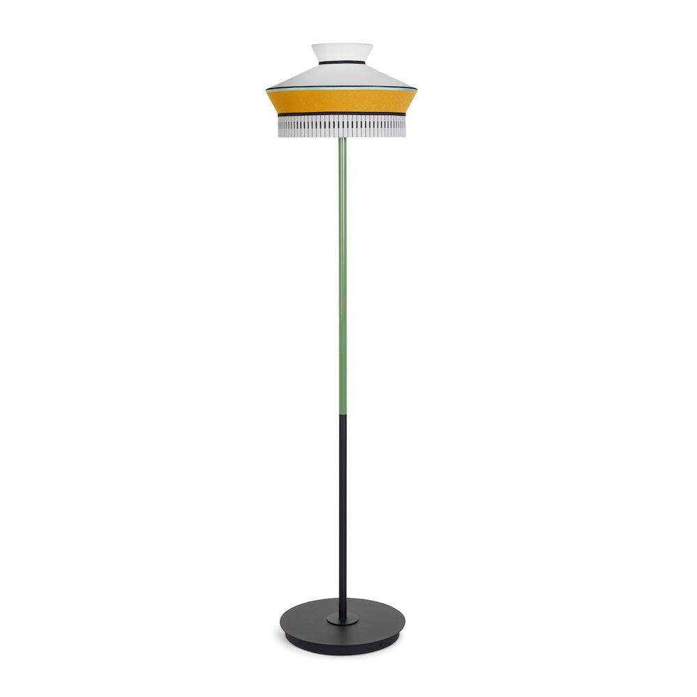 Lampa podłogowa CALYPSO MARTINIQUE żółty Contardi Eye on Design
