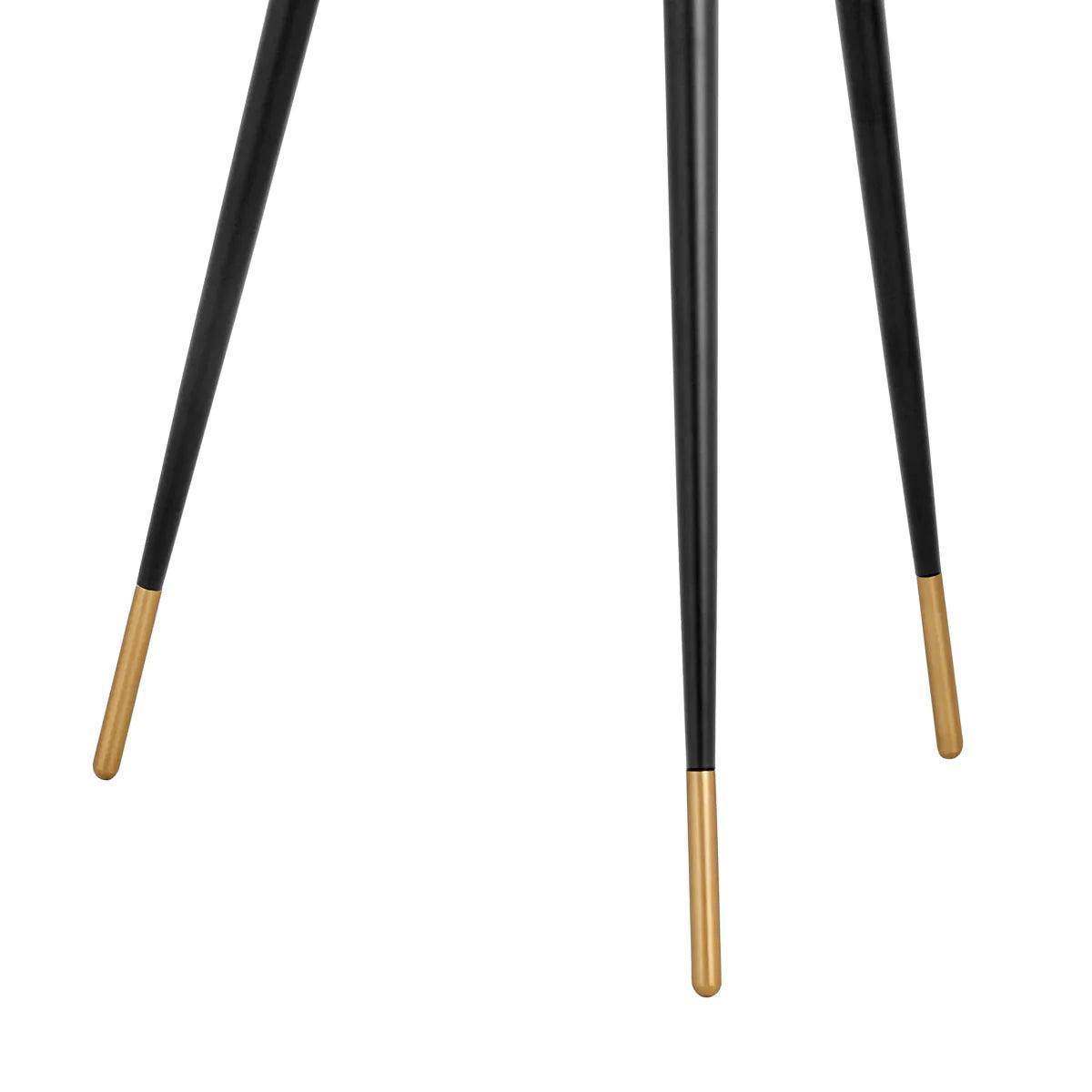 Lampa podłogowa CASSINI czarny z mosiężnym wykończeniem Eichholtz Eye on Design