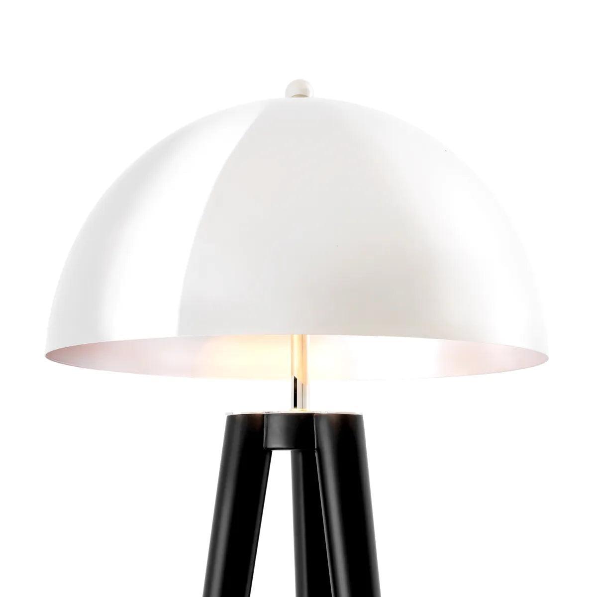 Lampa podłogowa COYOTE biały z czarną podstawą Eichholtz Eye on Design