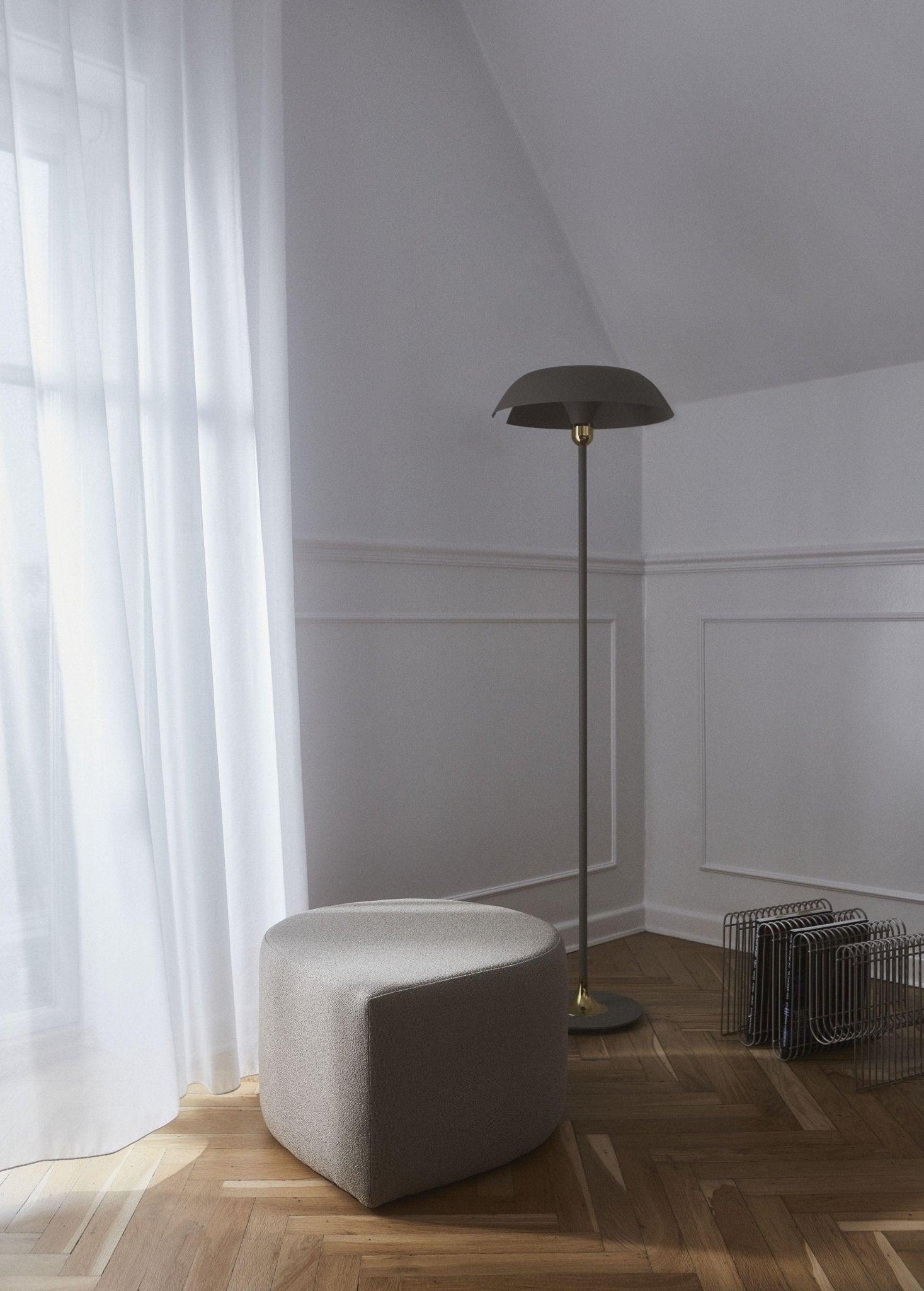 Lampa podłogowa CYCNUS taupe AYTM Eye on Design
