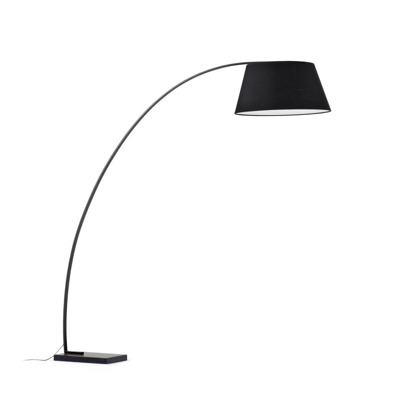 Lampa podłogowa JUHE czarny z czarnym kloszem La Forma Eye on Design
