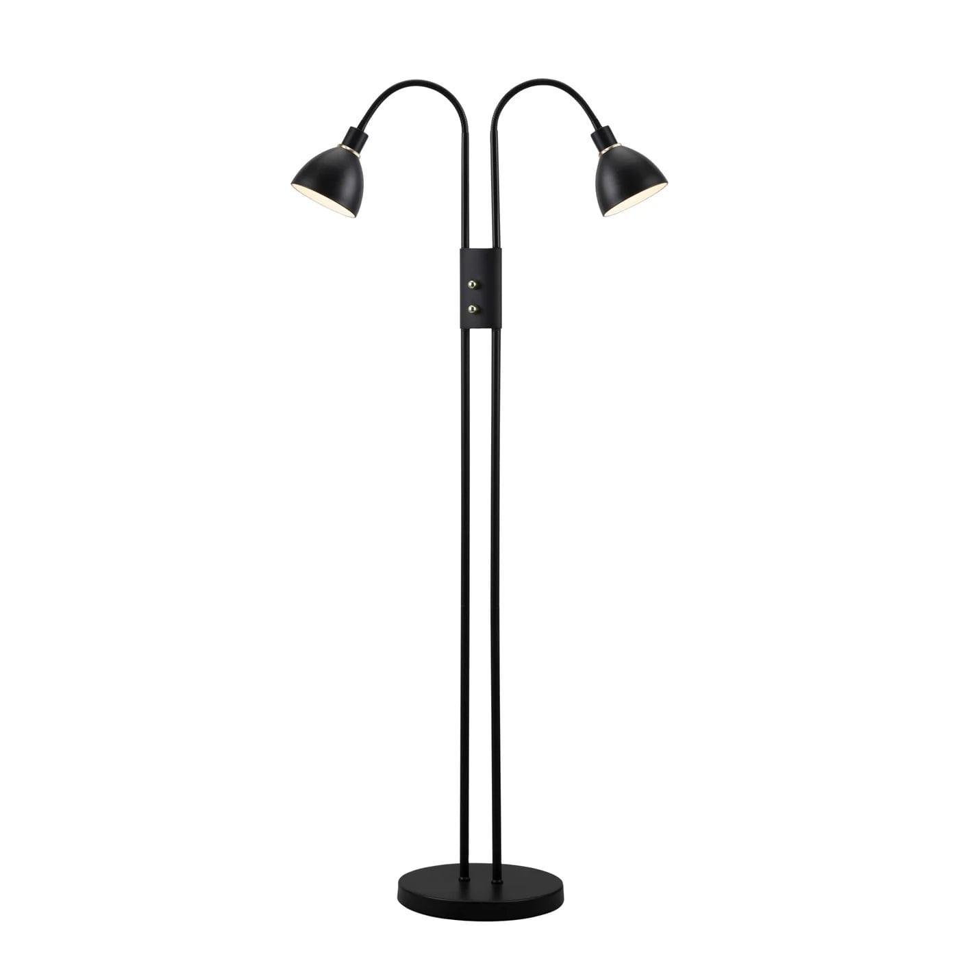 Lampa podłogowa podwójna RAY czarny Nordlux 164 cm Eye on Design