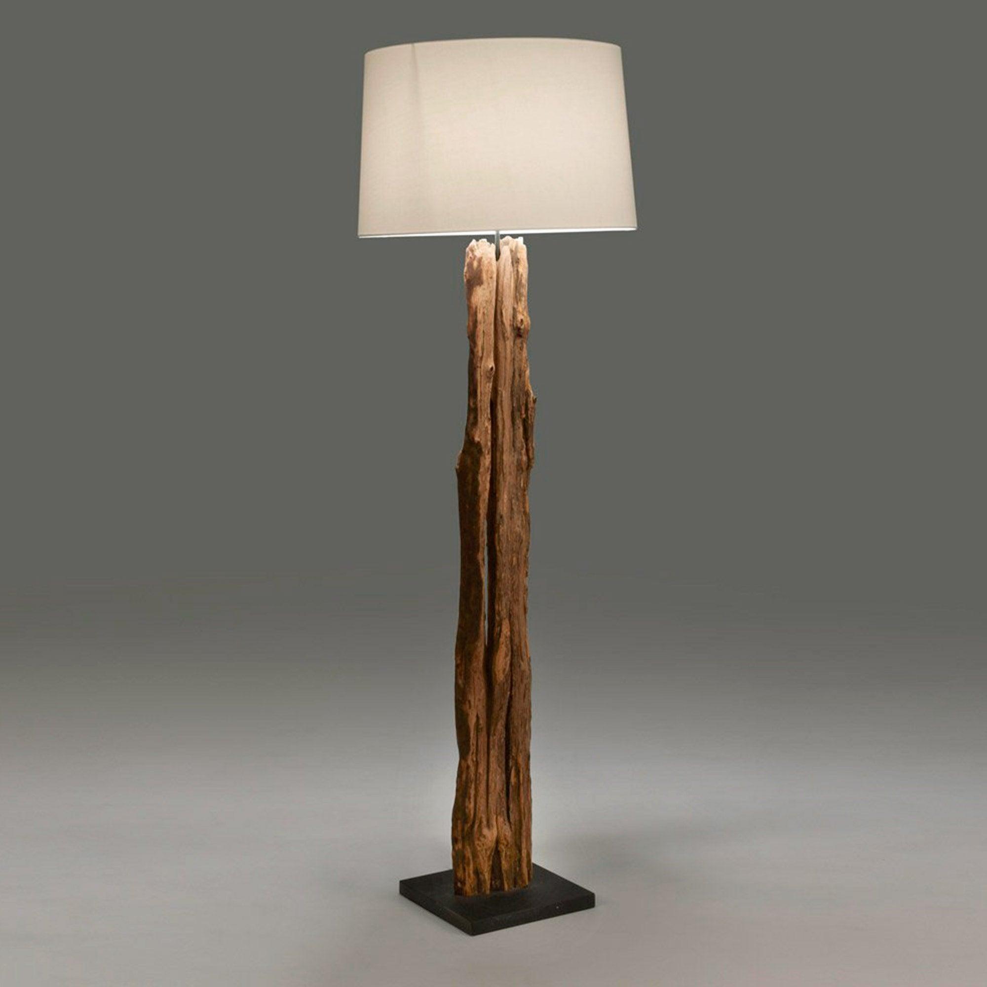 Lampa podłogowa POWELL drewno z recyklingu La Forma Eye on Design