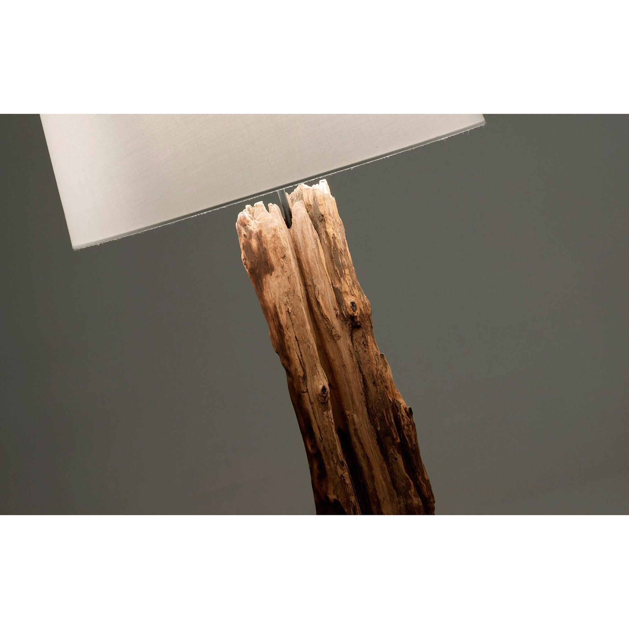 Lampa podłogowa POWELL drewno z recyklingu La Forma Eye on Design