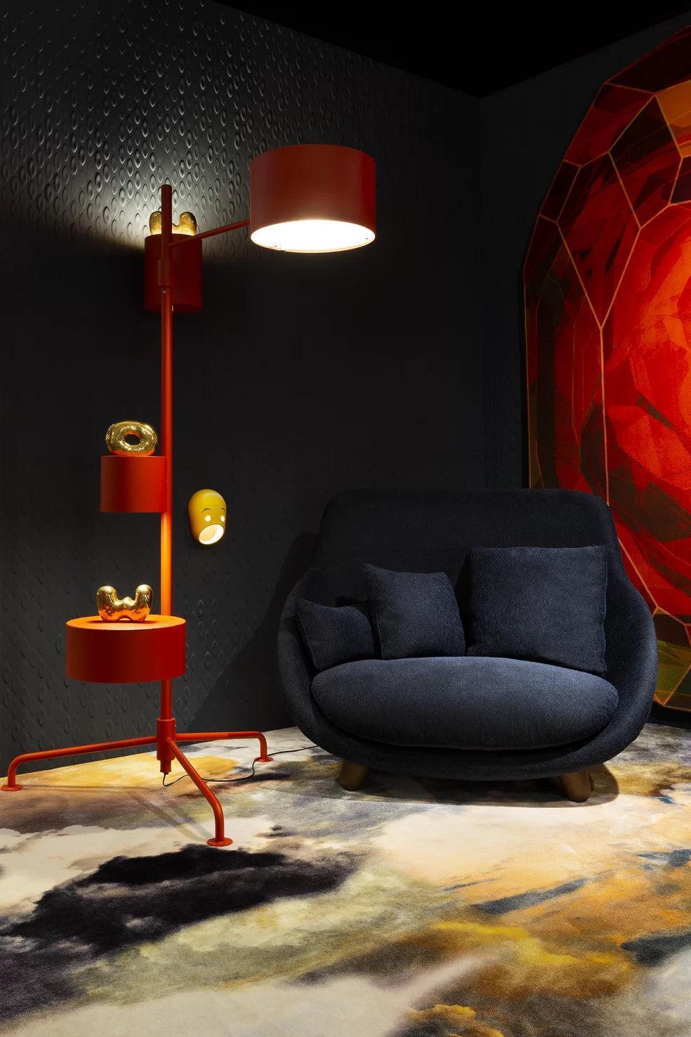 Lampa podłogowa STATISTOCRAT żółty złoty Moooi Eye on Design