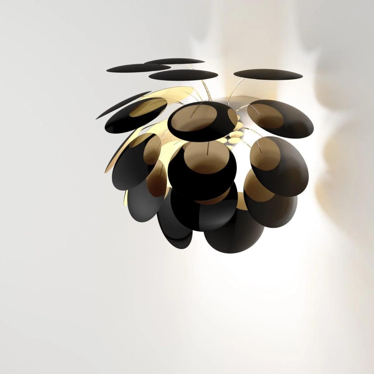 Lampa ścienna DISCOCO czarny ze złotym Marset Eye on Design