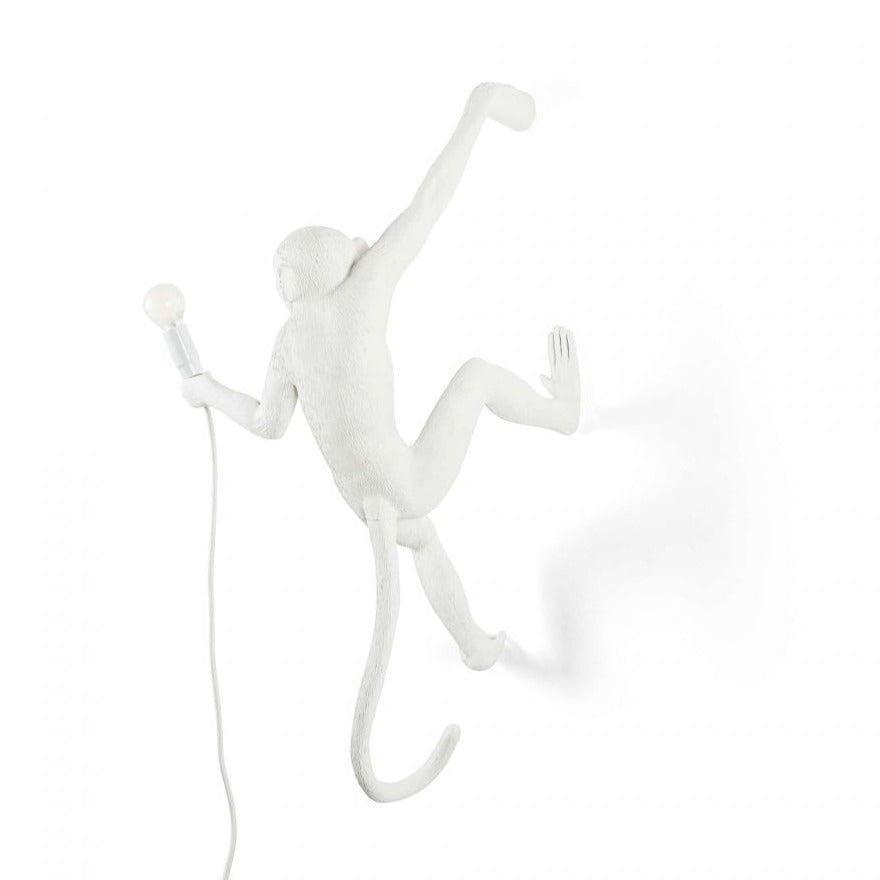 Lampa ścienna MONKEY HANGING - RIGHT biały Seletti Eye on Design