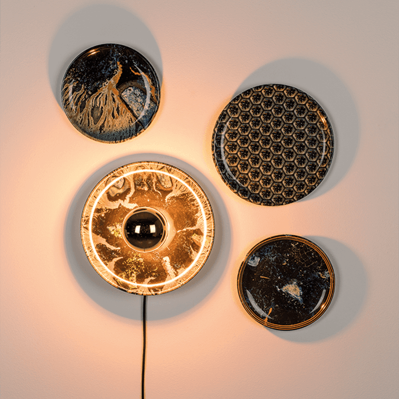 Lampa ścienna NO FOOD HERE zielony Bold Monkey Eye on Design