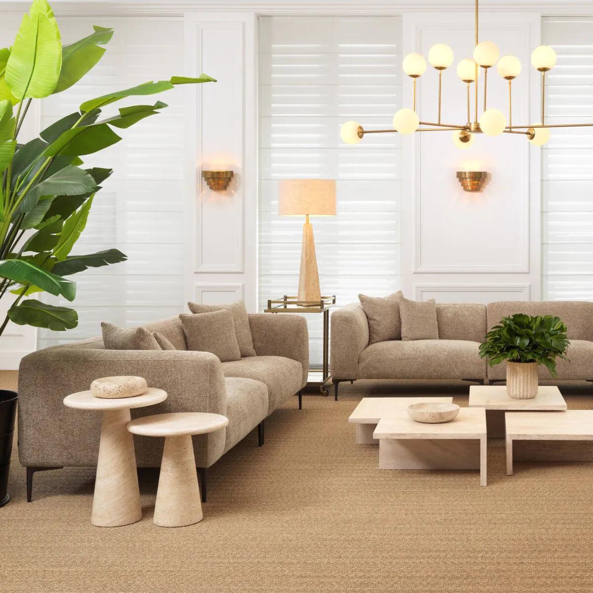 Lampa stołowa BENSON trawertyn Eichholtz Eye on Design