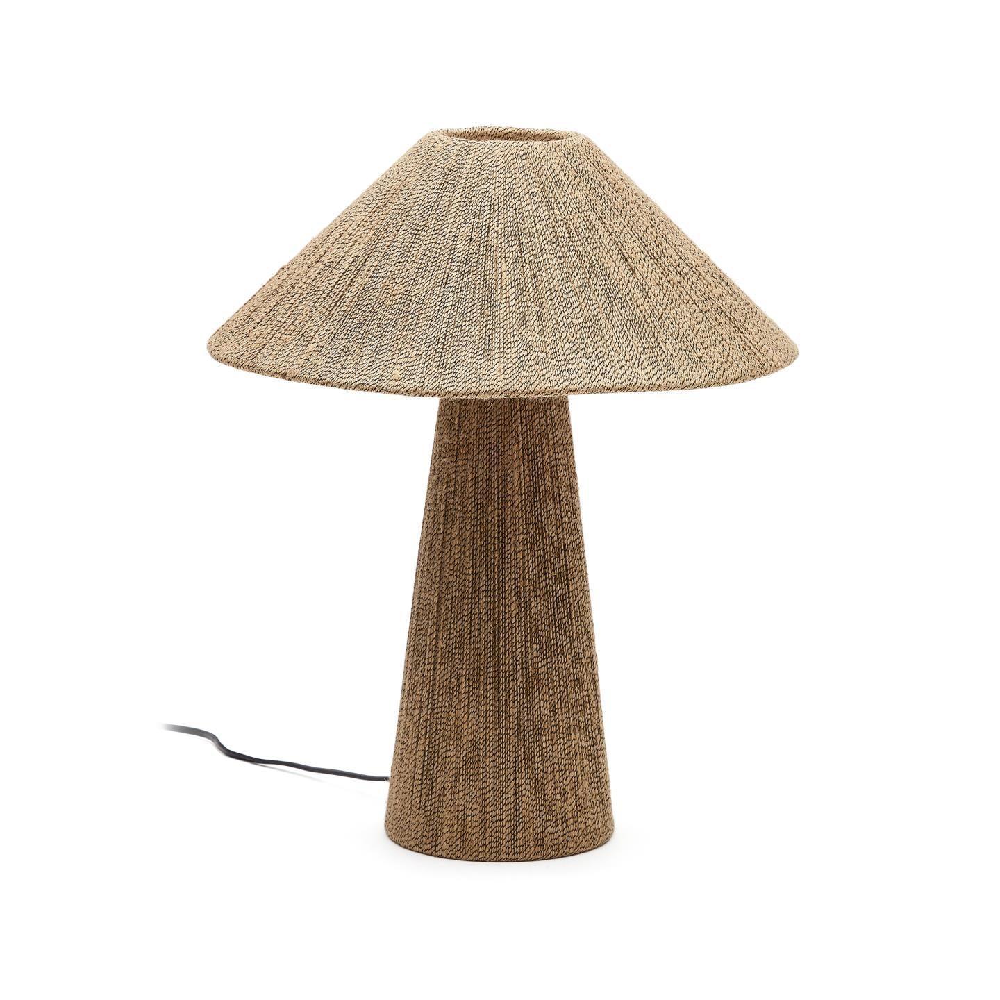 Lampa stołowa RENEE naturalna juta La Forma Eye on Design
