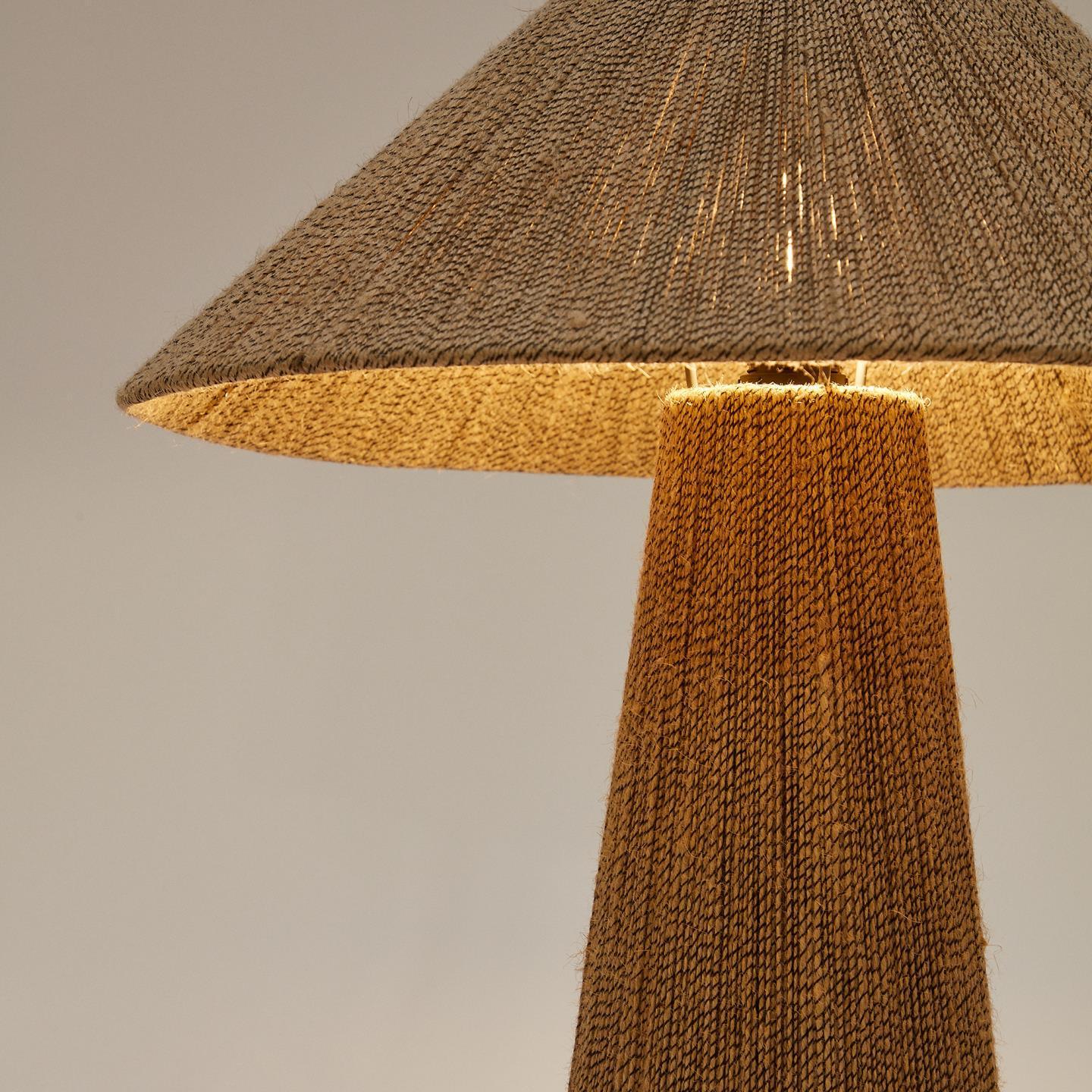 Lampa stołowa RENEE naturalna juta La Forma Eye on Design