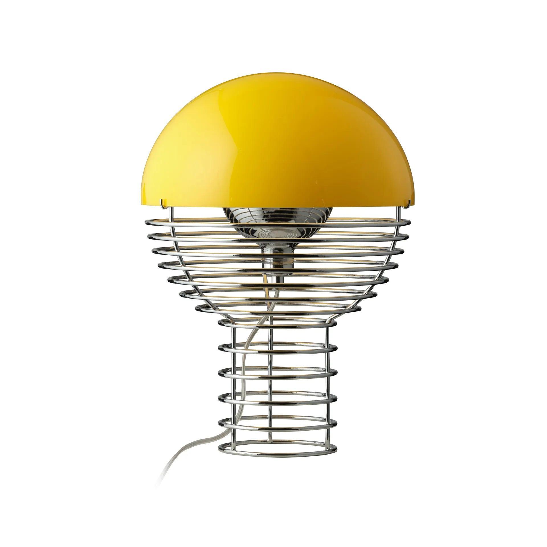 Lampa stołowa WIRE żółty Verpan Eye on Design