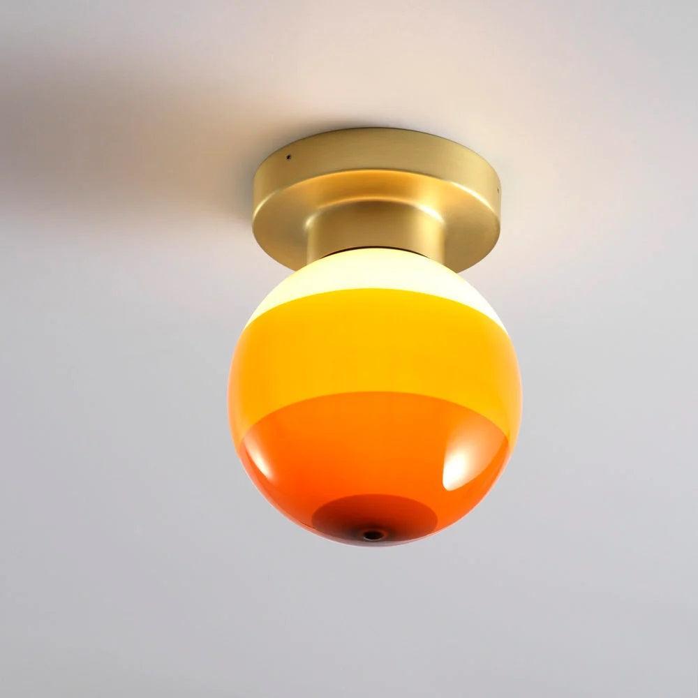 Lampa sufitowa DIPPING bursztynowy Marset Eye on Design
