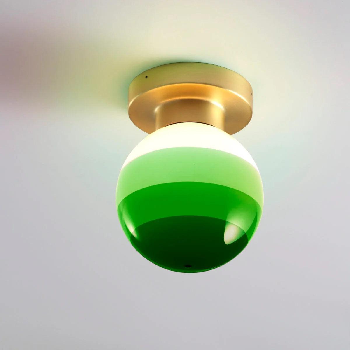 Lampa sufitowa DIPPING zielony Marset Eye on Design