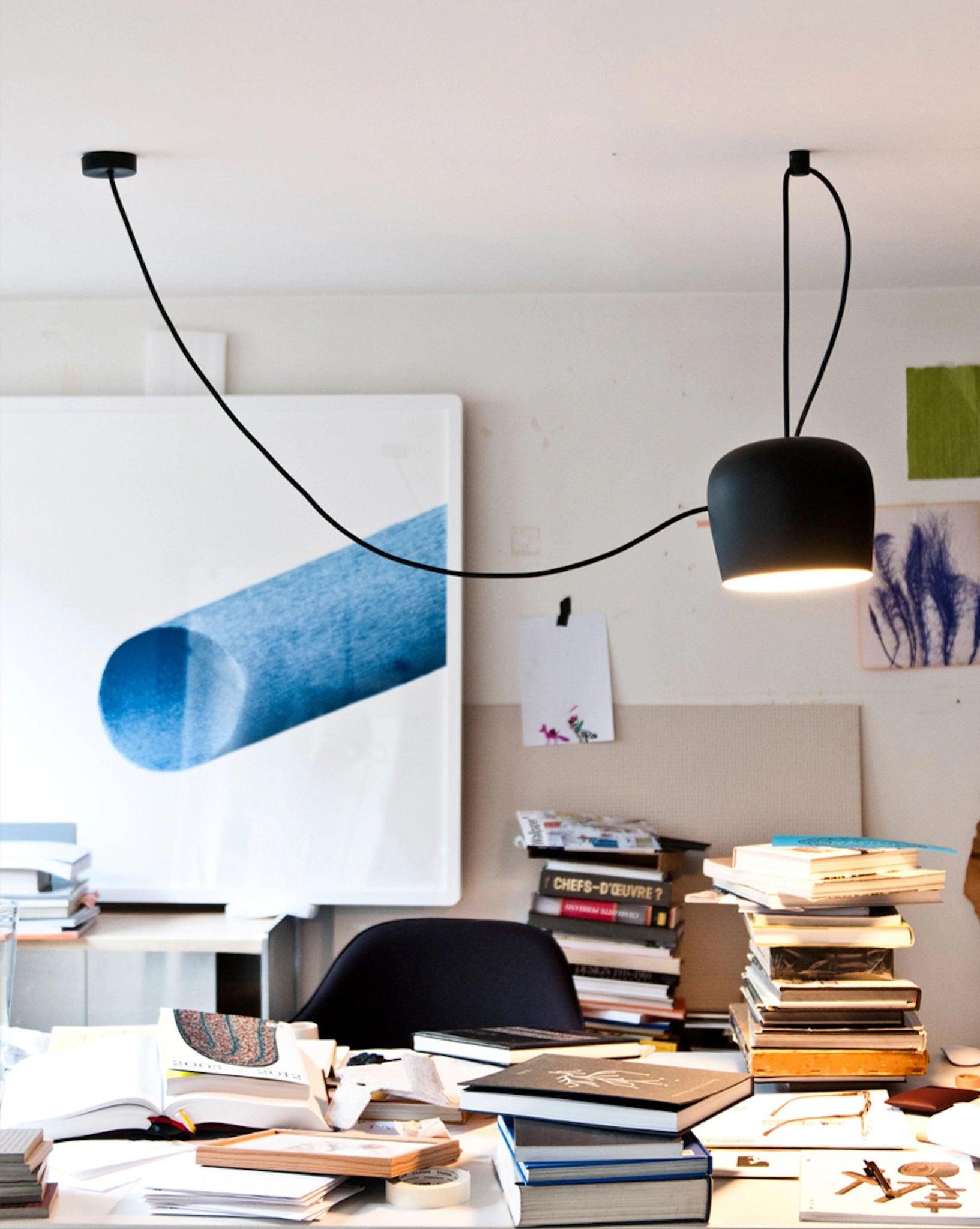 Lampa wisząca AIM czarny Flos Eye on Design