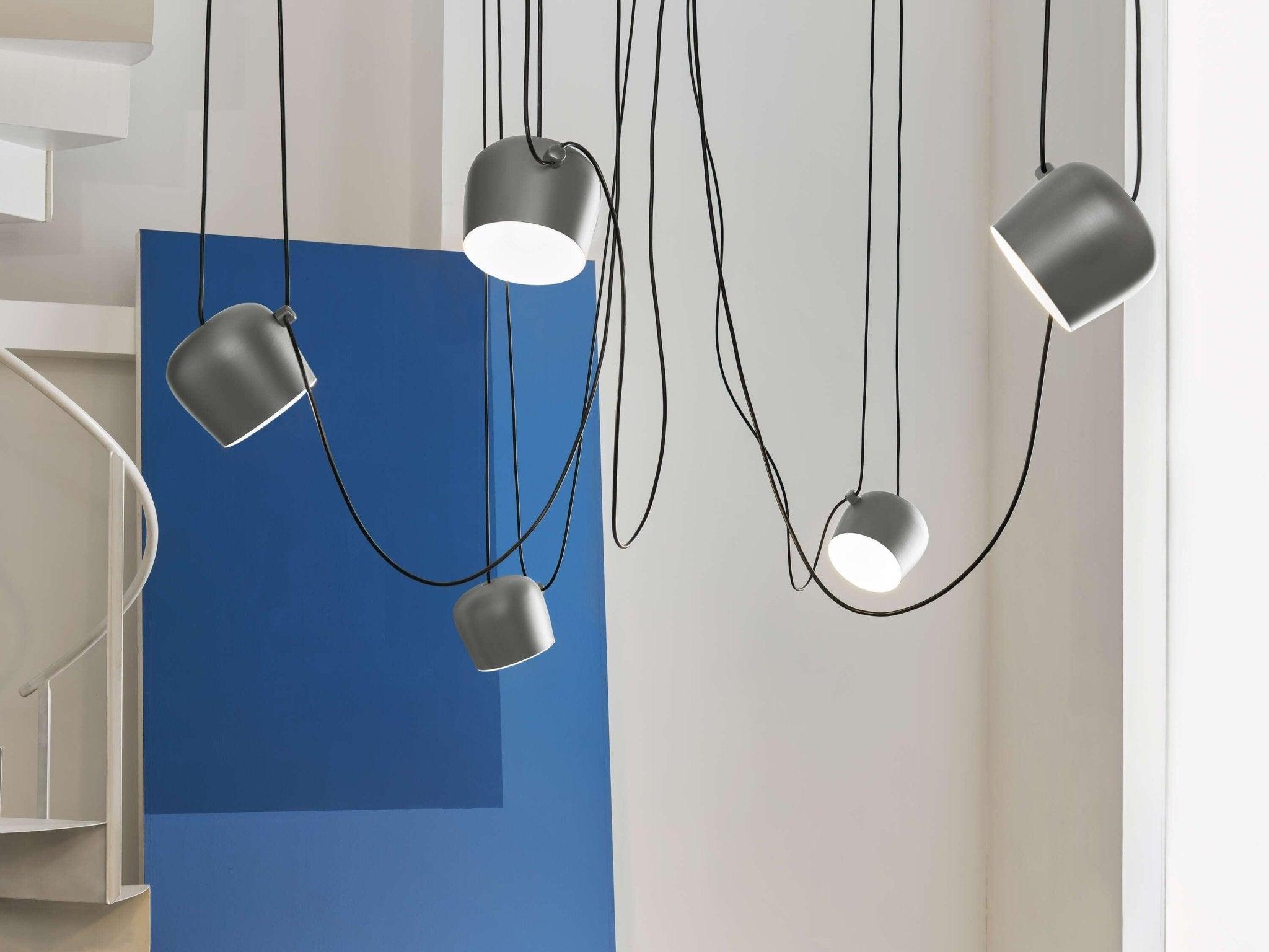 Lampa wisząca AIM srebrny Flos Eye on Design