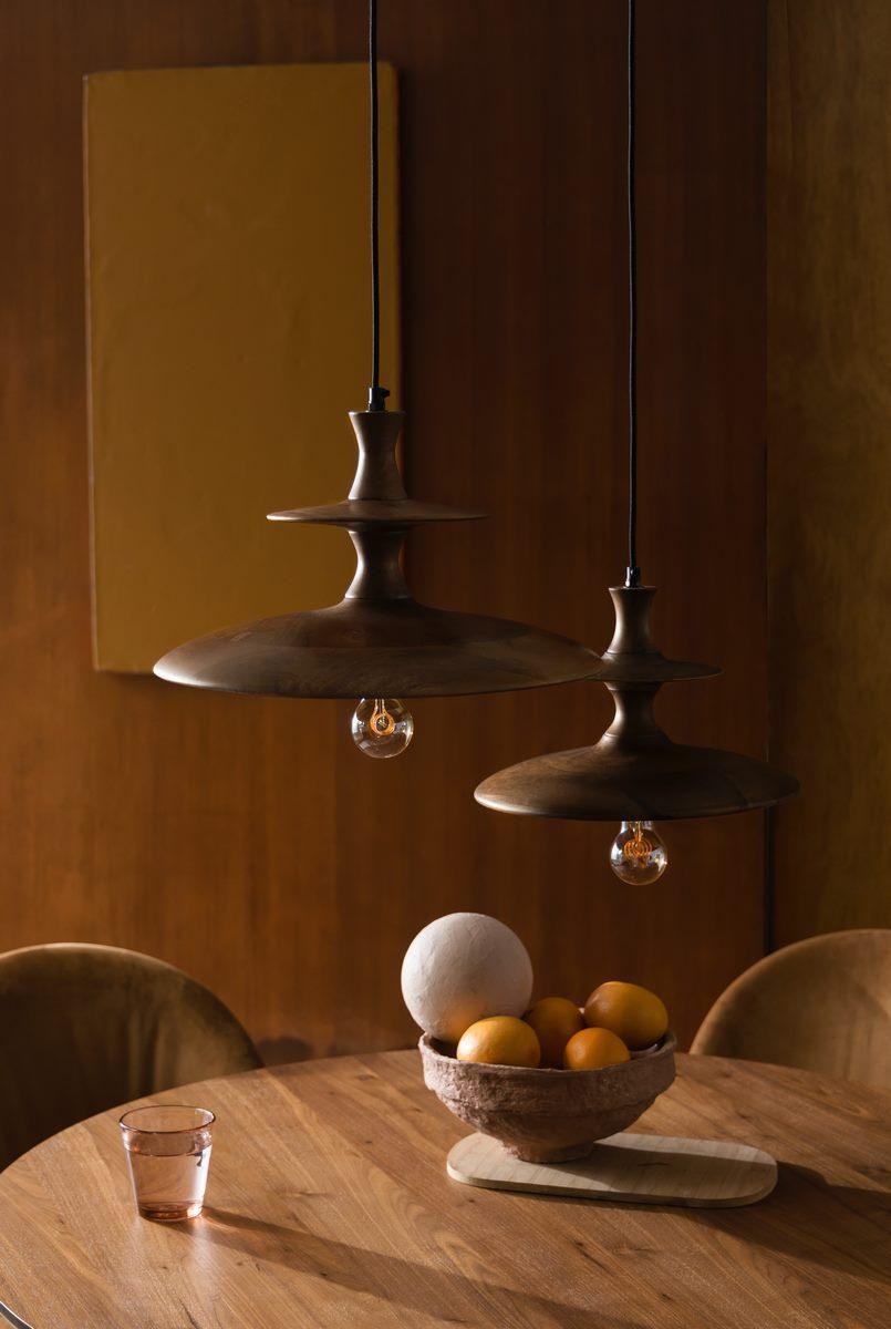 Lampa wisząca CATH orzechowy Dutchbone Eye on Design