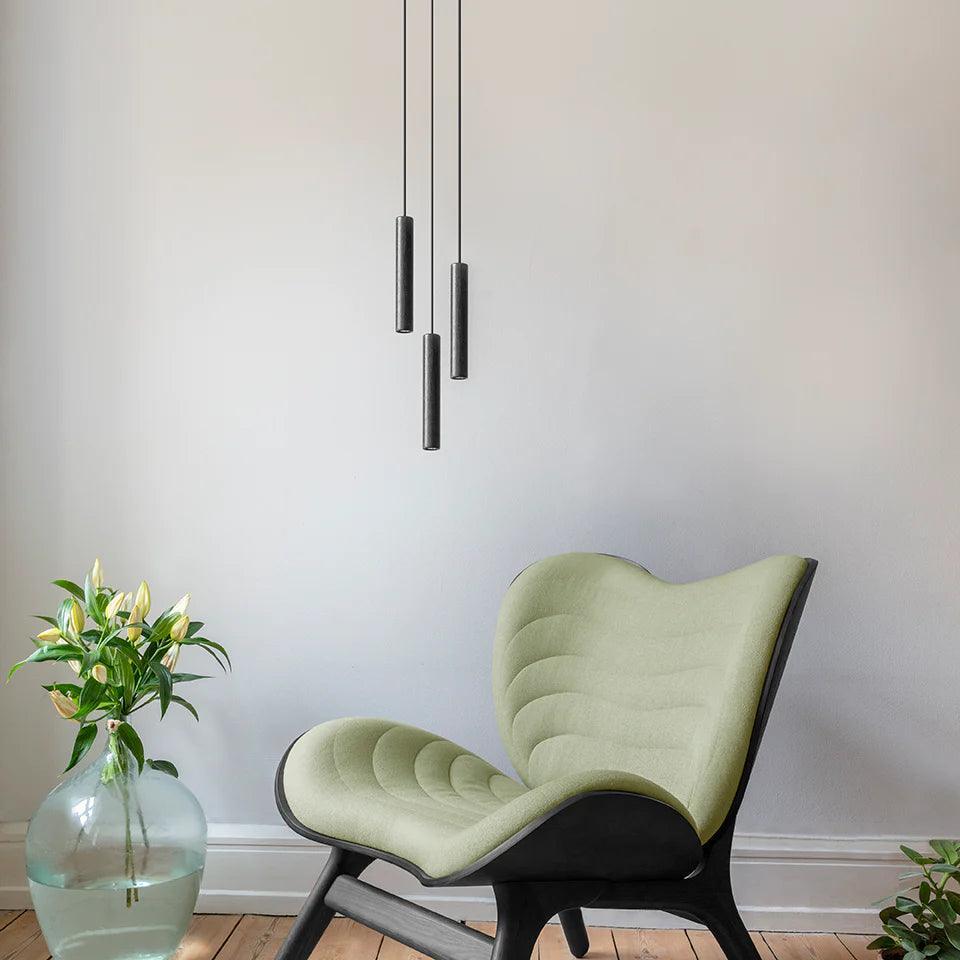 Lampa wisząca CHIMES CLUSTER 3 czarny dąb UMAGE Eye on Design