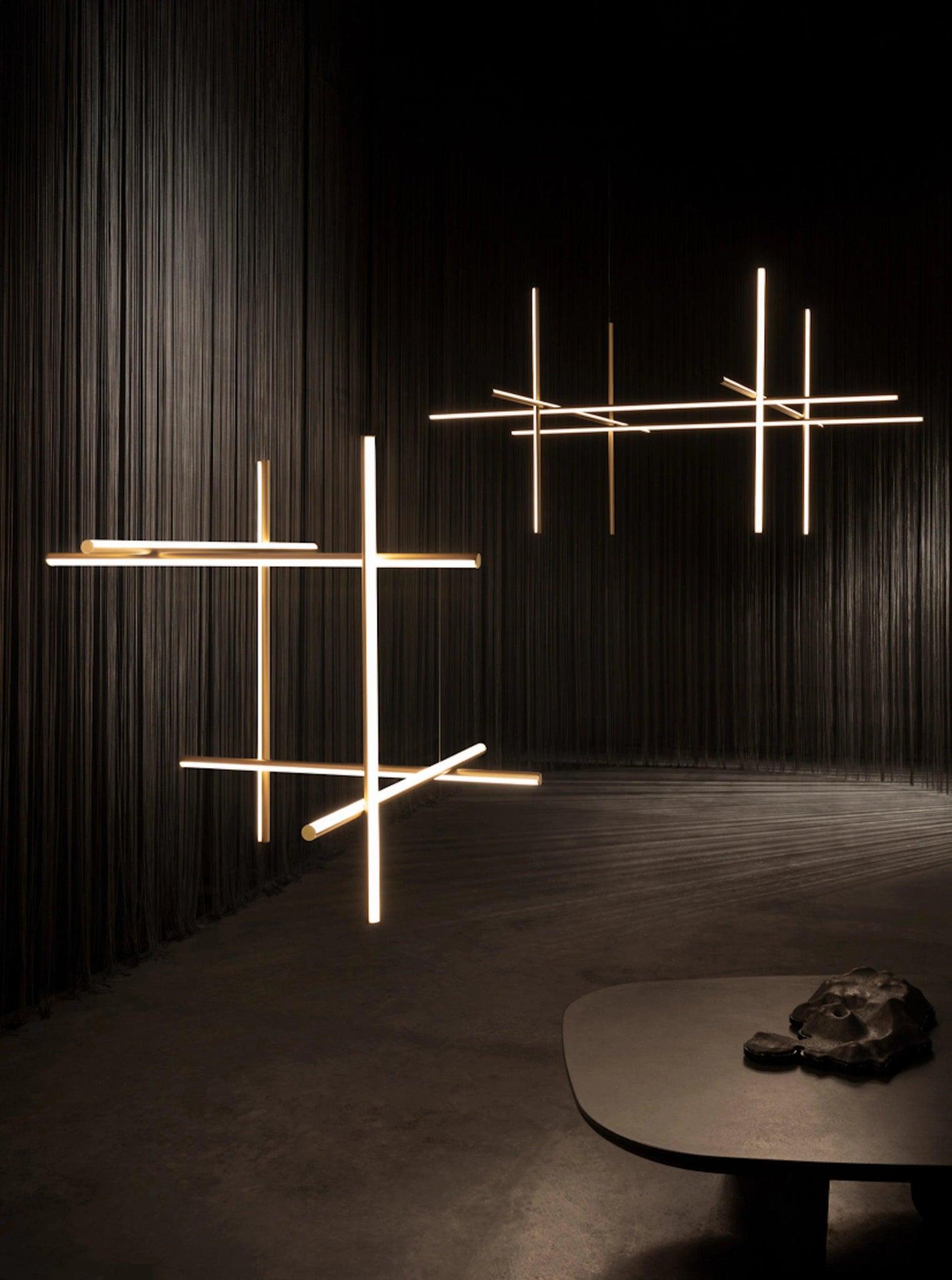 Lampa wisząca COORDINATES 3 szampański Flos Eye on Design