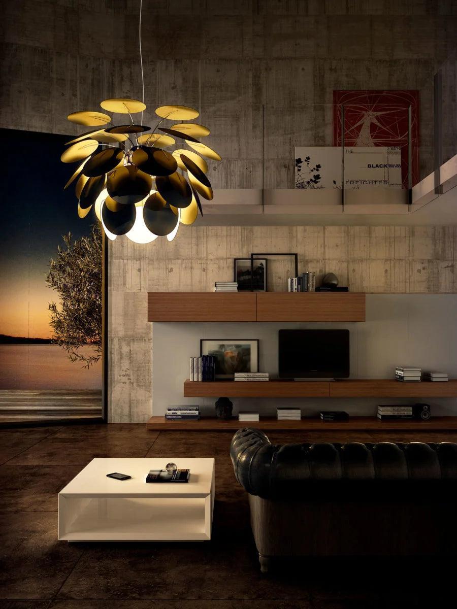 Lampa wisząca DISCOCO czarny ze złotym Marset Eye on Design