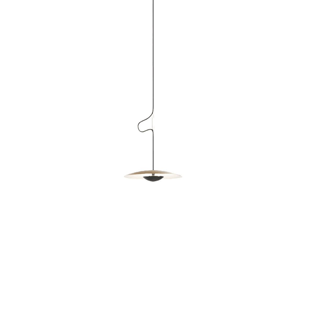Lampa wisząca GINGER mosiężny z białym wykończeniem Marset Eye on Design