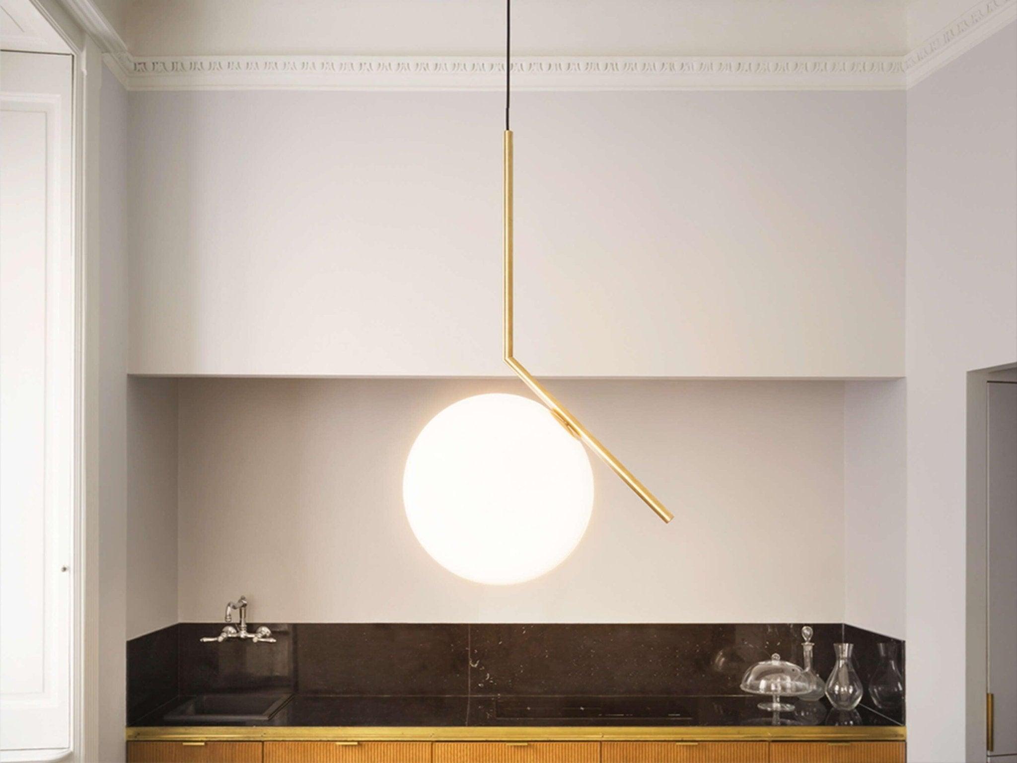 Lampa wisząca IC LIGHTS mosiężny Flos Eye on Design
