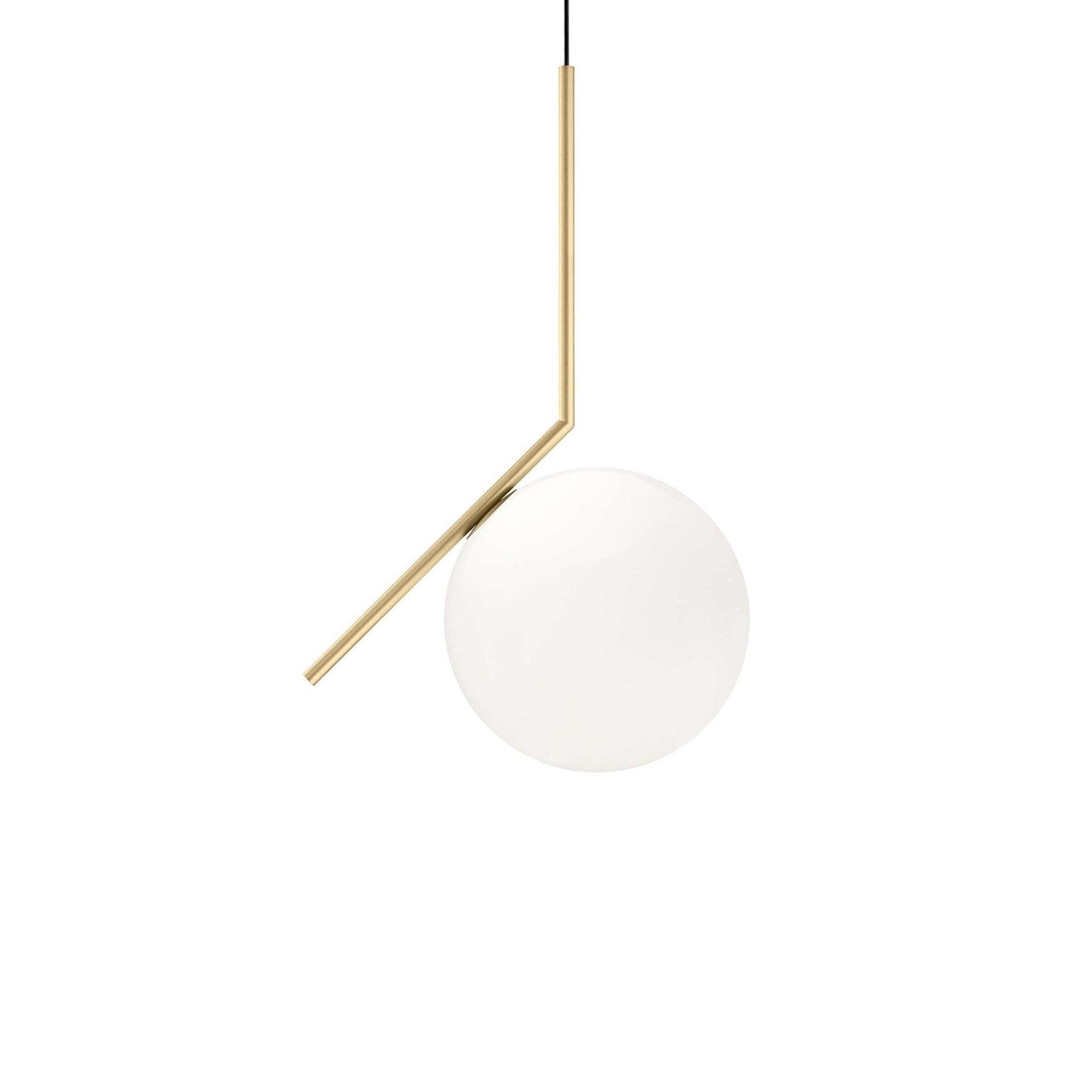 Lampa wisząca IC LIGHTS mosiężny Flos L bez żarówki Eye on Design