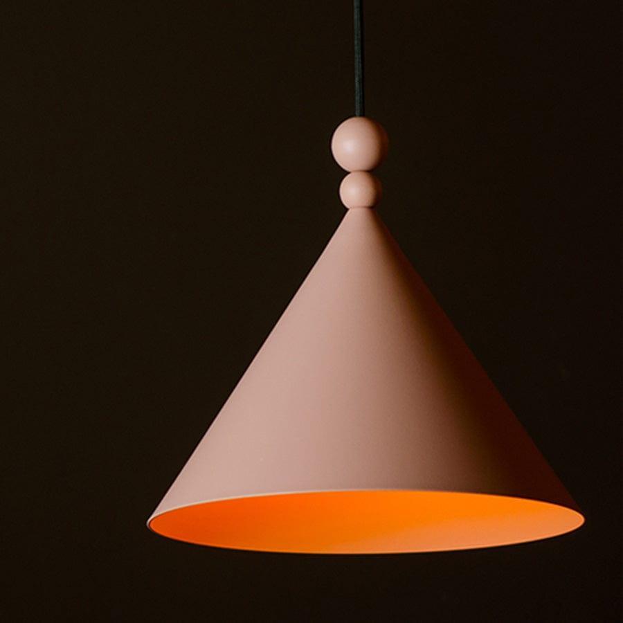 Lampa wisząca KONKO pudrowy róż Loftlight Eye on Design