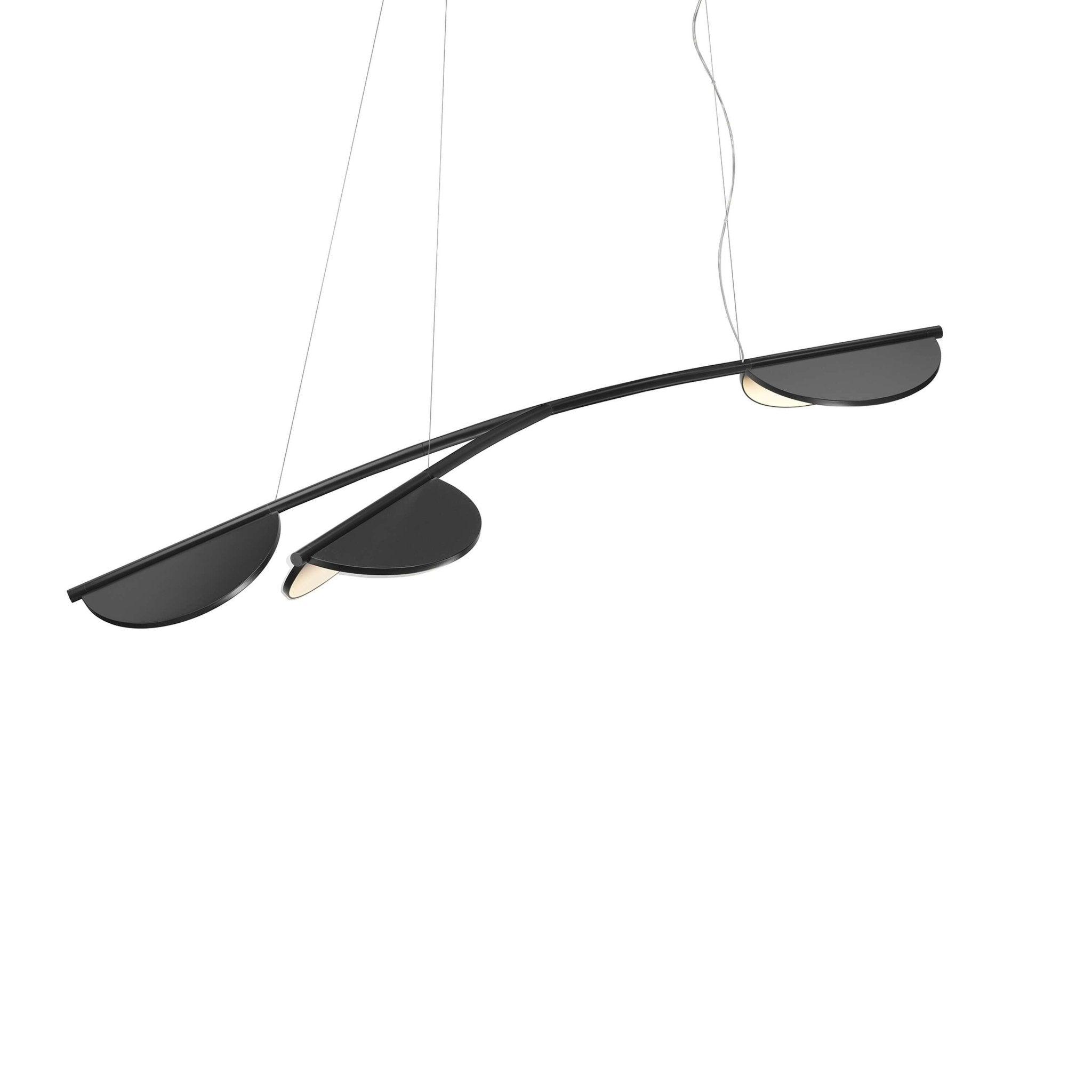 Lampa wisząca krótka ALMENDRA ORGANIC antracytowy Flos 3 Eye on Design