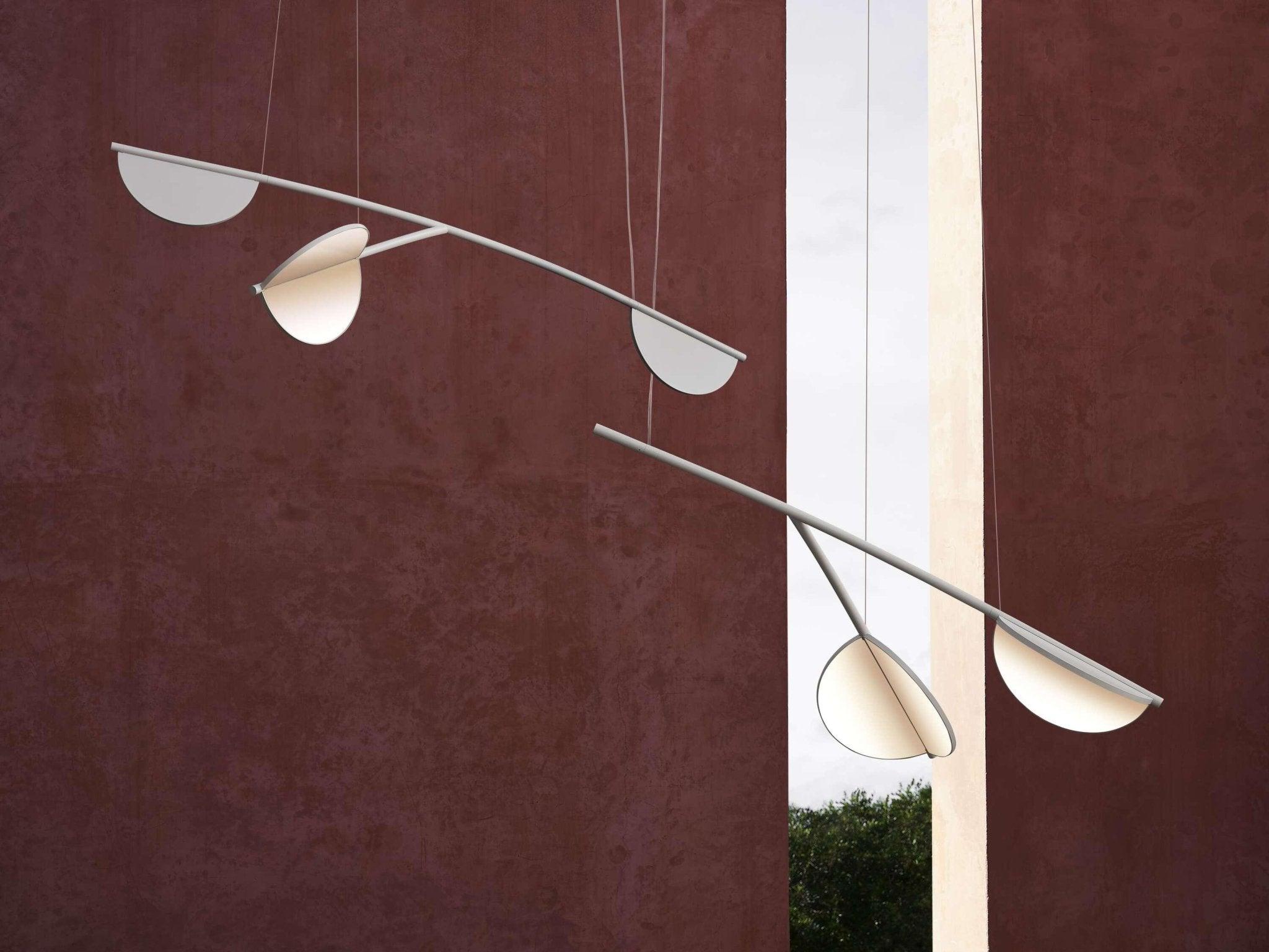 Lampa wisząca krótka ALMENDRA ORGANIC antracytowy Flos Eye on Design