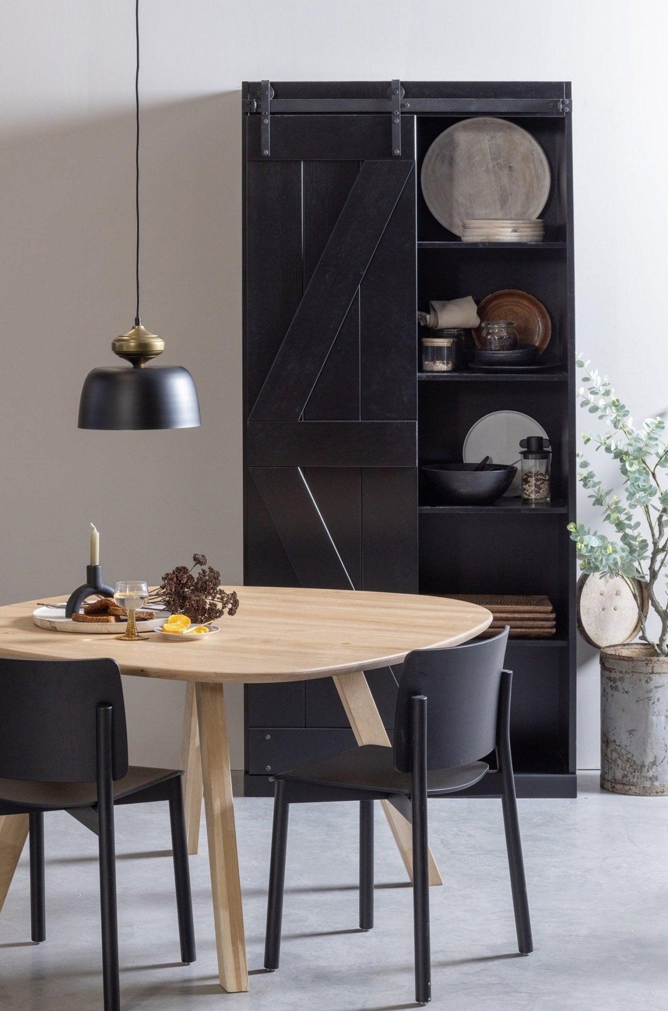 Lampa wisząca LINNE czarny Woood Exclusive Eye on Design