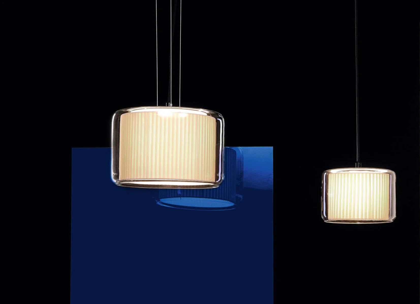 Lampa wisząca MERCER szkło dmuchane Marset Eye on Design