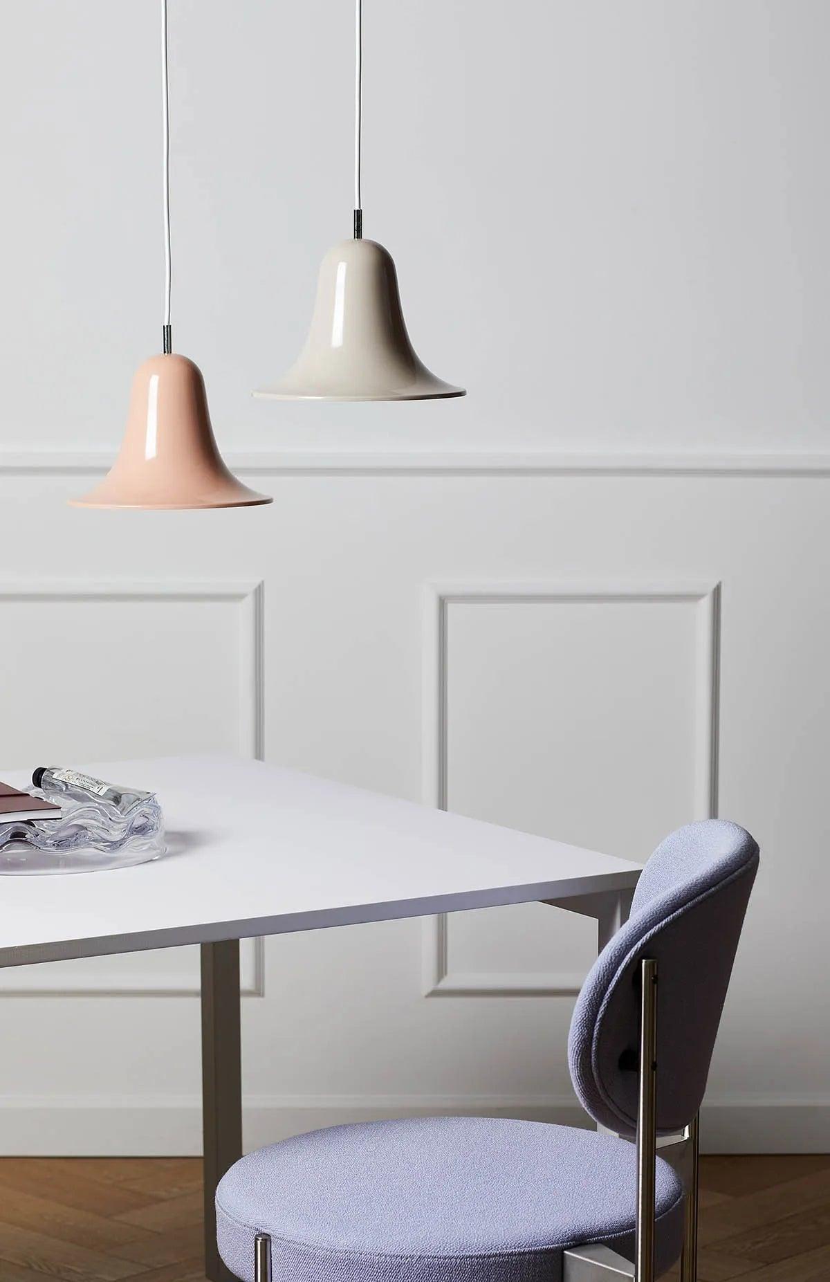 Lampa wisząca PANTOP zakurzony błękit Verpan Eye on Design