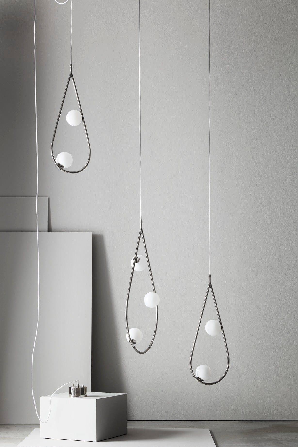 Lampa wisząca PEARLS nikiel Pholc Eye on Design
