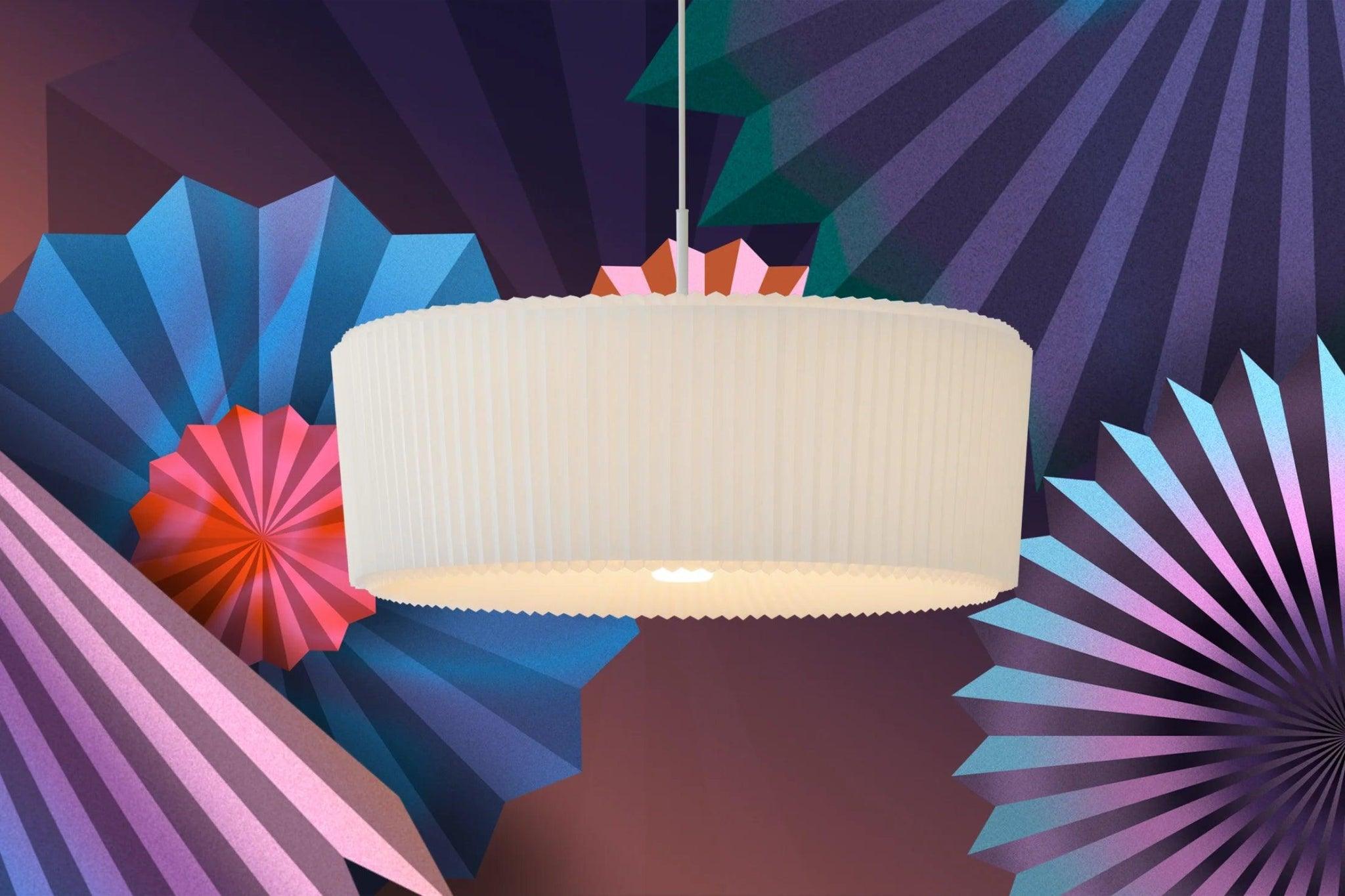 Lampa wisząca PLIE PLISSE plisowana tkanina Moooi Eye on Design